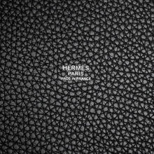 将图像加载到图库查看器中，HERMES Picotin Lock Black Taurillon Clemence Size MM
