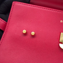 将图像加载到图库查看器中，Delvaux Tempate Pink Leather Size Mini
