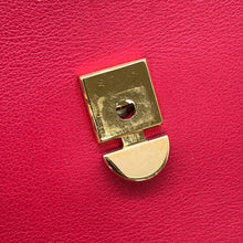 将图像加载到图库查看器中，Delvaux Tempate Pink Leather Size Mini
