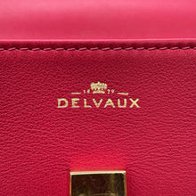 将图像加载到图库查看器中，Delvaux Tempate Pink Leather Size Mini
