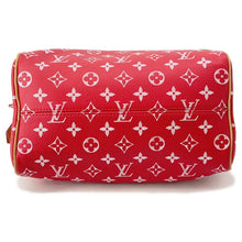 将图像加载到图库查看器中，LOUIS VUITTON Speedy P9 Bandouliere RedM24425 Calf Leather Monogram Size 25
