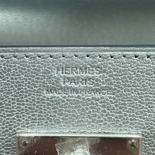 Load image into Gallery viewer, HERMES Kelly wallet long to go Argent Chevre Shamqila
