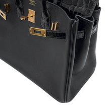 将图像加载到图库查看器中，HERMES Birkin Touch Black Niloticus Taurillon Size 25
