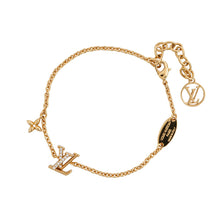 将图像加载到图库查看器中，LOUIS VUITTON Bracelet・LV Iconic GoldM00587 Metal Rhinestone

