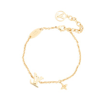 将图像加载到图库查看器中，LOUIS VUITTON Bracelet・LV Iconic GoldM00587 Metal Rhinestone
