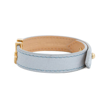 将图像加载到图库查看器中，LOUIS VUITTON Bracelet LV Iconic Size 17 Blue OrumpM8104F Leather
