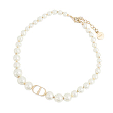 将图像加载到图库查看器中，Dior 30Montaigne Short Necklace ChokerN1116MTGRS_D301 Gold Plated Faux Pearl
