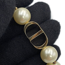 将图像加载到图库查看器中，Dior 30Montaigne Short Necklace ChokerN1116MTGRS_D301 Gold Plated Faux Pearl
