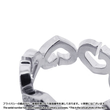 Load image into Gallery viewer, CARTIER C Heart Full Diamond Ring Size 49/#9B4043800/B4043849 18K White Gold
