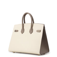 将图像加载到图库查看器中，HERMES Birkin Sellier SPO Craie/Gris Asphalt Epsom Size 25
