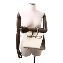 将图像加载到图库查看器中，HERMES Birkin Sellier SPO Craie/Gris Asphalt Epsom Size 25
