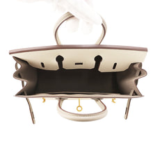 将图像加载到图库查看器中，HERMES Birkin Sellier SPO Craie/Gris Asphalt Epsom Size 25
