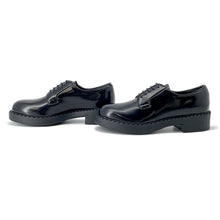 Load image into Gallery viewer, PRADA Dress shoes Black1E877M BrushedLeather Size 37
