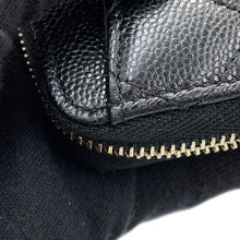 Load image into Gallery viewer, CHANEL Zip coin purse BlackAP3686 Caviar Leather
