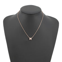 将图像加载到图库查看器中，HERMES Pop Ash Necklace Size Mini Rose Dragee Lacquer Gold Plated
