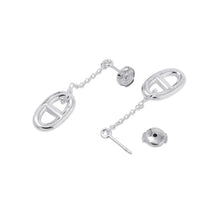 将图像加载到图库查看器中，HERMES Chaine d&#39;Ancre Farandole Earrings SV925
