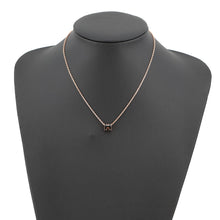 将图像加载到图库查看器中，HERMES Pop Ash Necklace Size Mini Black Lacquer Gold Plated
