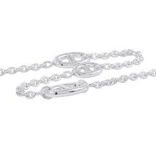 将图像加载到图库查看器中，HERMES Chaine d&#39;Ancre Farandole Necklace Size 80 SV925
