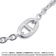 将图像加载到图库查看器中，HERMES Chaine d&#39;Ancre Farandole Necklace Size 80 SV925
