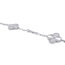 将图像加载到图库查看器中，Van Cleef &amp; Arpels Vintage Alhambra long necklace 20 motifs GuillocheVCARP9XH00 18K White Gold
