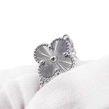 将图像加载到图库查看器中，Van Cleef &amp; Arpels Vintage Alhambra long necklace 20 motifs GuillocheVCARP9XH00 18K White Gold
