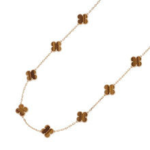 将图像加载到图库查看器中，Van Cleef &amp; Arpels Vintage Alhambra Necklace 10 MotifsVCARD40700 18K Yellow Gold
