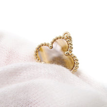 将图像加载到图库查看器中，Van Cleef &amp; Arpels Vintage Alhambra Necklace 10 MotifsVCARD40700 18K Yellow Gold
