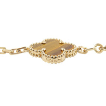 将图像加载到图库查看器中，Van Cleef &amp; Arpels Vintage Alhambra Necklace 10 MotifsVCARD40700 18K Yellow Gold
