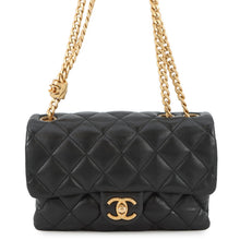 Load image into Gallery viewer, CHANEL Matelasse Small Flap Bag BlackAS3393 Lambskin
