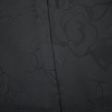 将图像加载到图库查看器中，CHANEL Camellia No-Collar Jacket Size Chronomat 44 BlackP52753 Wool 76% Nylon13% Silk11%
