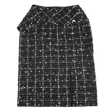 将图像加载到图库查看器中，CHANEL Tweed Tight Skirt Size 38 BlackP65335 Wool 31% Acryl28% Cotton23% Nylon10% Polyester8%

