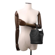 将图像加载到图库查看器中，HERMES in-the-loop Tote Bag Black Taurillon Clemence Swift Leather Size 18
