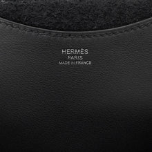 将图像加载到图库查看器中，HERMES in-the-loop Tote Bag Black Taurillon Clemence Swift Leather Size 18

