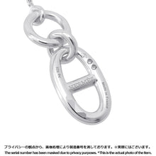 将图像加载到图库查看器中，HERMES Chaine d&#39;Ancre Amulette Necklace SV925
