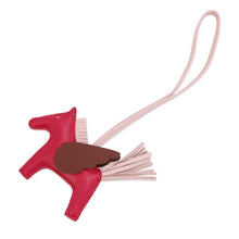 将图像加载到图库查看器中，HERMES Rodeo Pegasus Framboise/Rose Sakura/RougeSellier Lambskin Size PM
