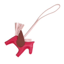 将图像加载到图库查看器中，HERMES Rodeo Pegasus Framboise/Rose Sakura/RougeSellier Lambskin Size PM
