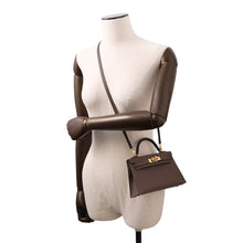 将图像加载到图库查看器中，HERMES Mini Kelly 2 Ecorce Epsom
