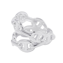 Load image into Gallery viewer, HERMES Double Enchaine Ring Size PM/55/#15 SV925
