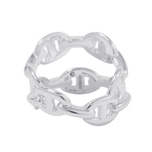 Load image into Gallery viewer, HERMES Double Enchaine Ring Size PM/55/#15 SV925
