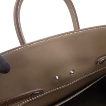 将图像加载到图库查看器中，HERMES Birkin Shadow Etoupe Swift Leather Size 25
