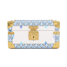 Load image into Gallery viewer, LOUIS VUITTON Coffret Tresor24 White/BlueM10250 Monogram Visor Pool
