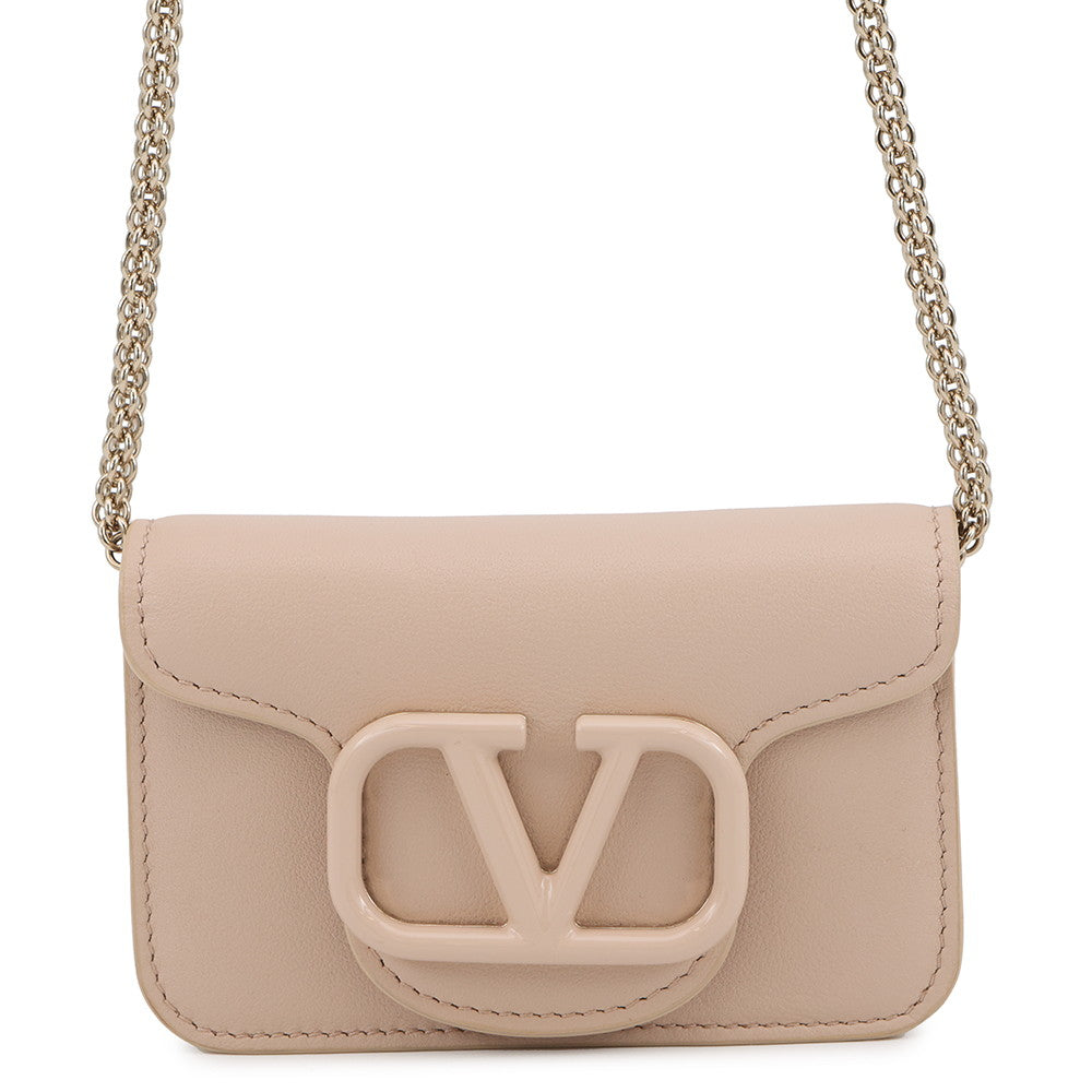 Valentino Garavani ChainShoulder Card Case Jasmin FlowerP0Y41ZXL Leather