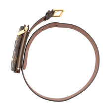 将图像加载到图库查看器中，LOUIS VUITTON Belt/Pochette Duo BrownM9836 Monogram Size 80
