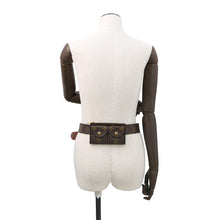 将图像加载到图库查看器中，LOUIS VUITTON Belt/Pochette Duo BrownM9836 Monogram Size 80
