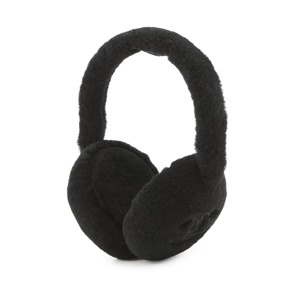 CHANEL CC Logo Earmuffs BlackAAA431 Shearling