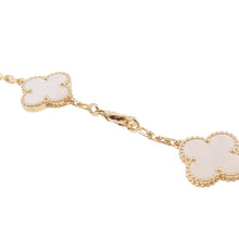 将图像加载到图库查看器中，Van Cleef &amp; Arpels Vintage Alhambra Necklace 10 MotifsVCARA42800 18K Yellow Gold
