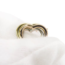 将图像加载到图库查看器中，CARTIER Heart Trinity Necklace K18YG K18WG K18PG
