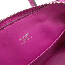Load image into Gallery viewer, HERMES Bolide 1923 Rose Purple Chevre Myzore Goatskin Size Mini
