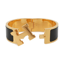 Load image into Gallery viewer, HERMES Clic Crack H Size PM Black Metal
