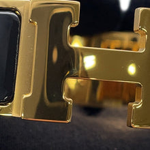 Load image into Gallery viewer, HERMES Clic Crack H Size PM Black Metal
